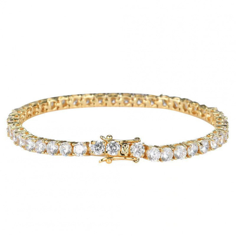Vayqora™ White Zircon Tennis Bracelet – Elegant Sparkle