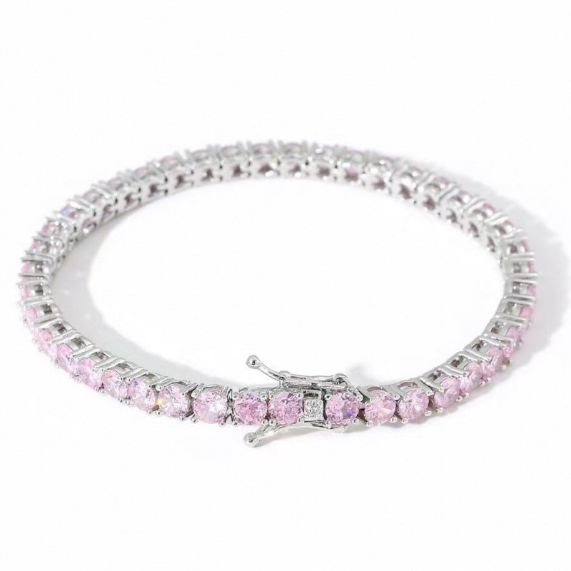 Vayqora™ White Zircon Tennis Bracelet – Elegant Sparkle