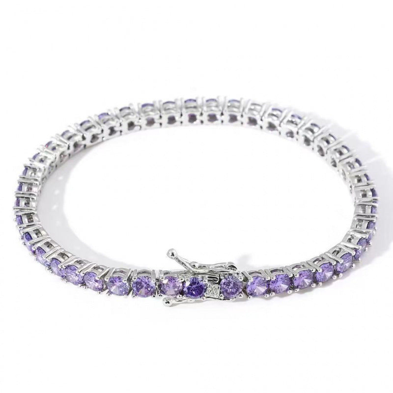 Vayqora™ White Zircon Tennis Bracelet – Elegant Sparkle